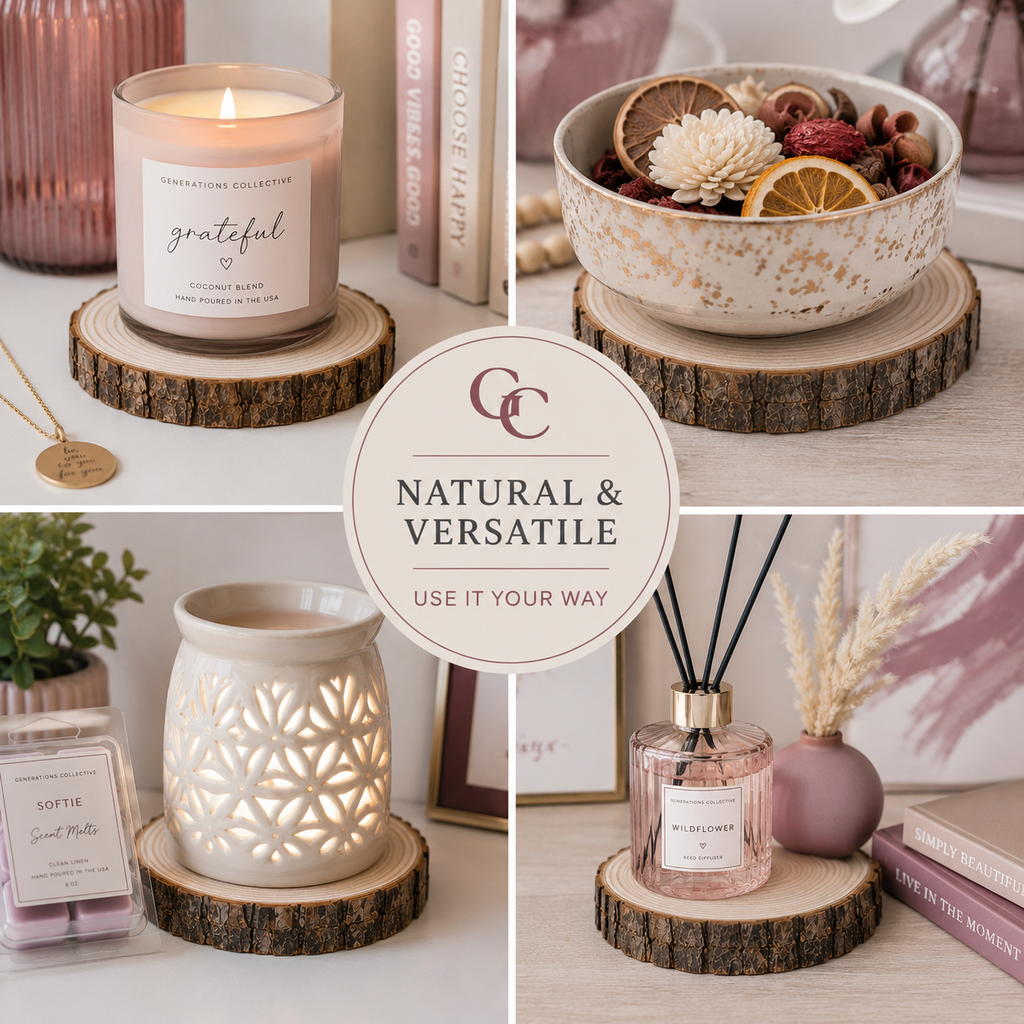 Natural Wood Slice Coaster