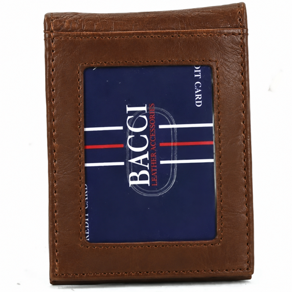 Keep It Simple Leather Money Clip Wallet