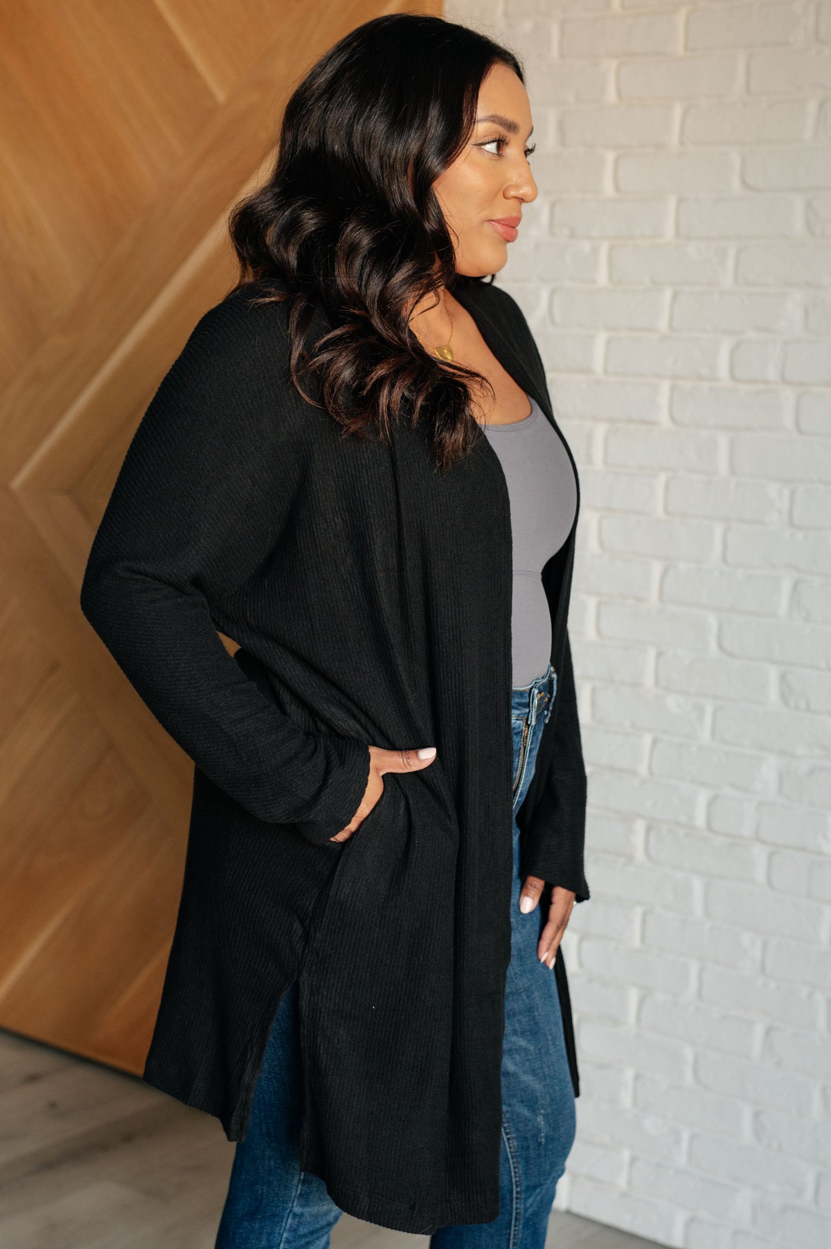 Settle In Longline Cardigan