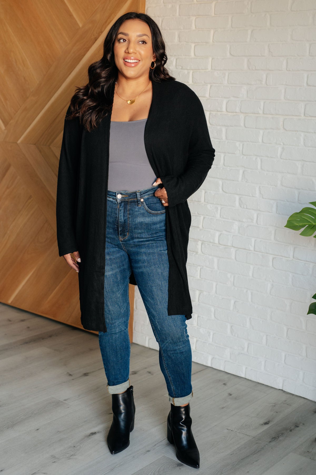 Settle In Longline Cardigan