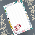 Axolotl-ly Adorable Notepad