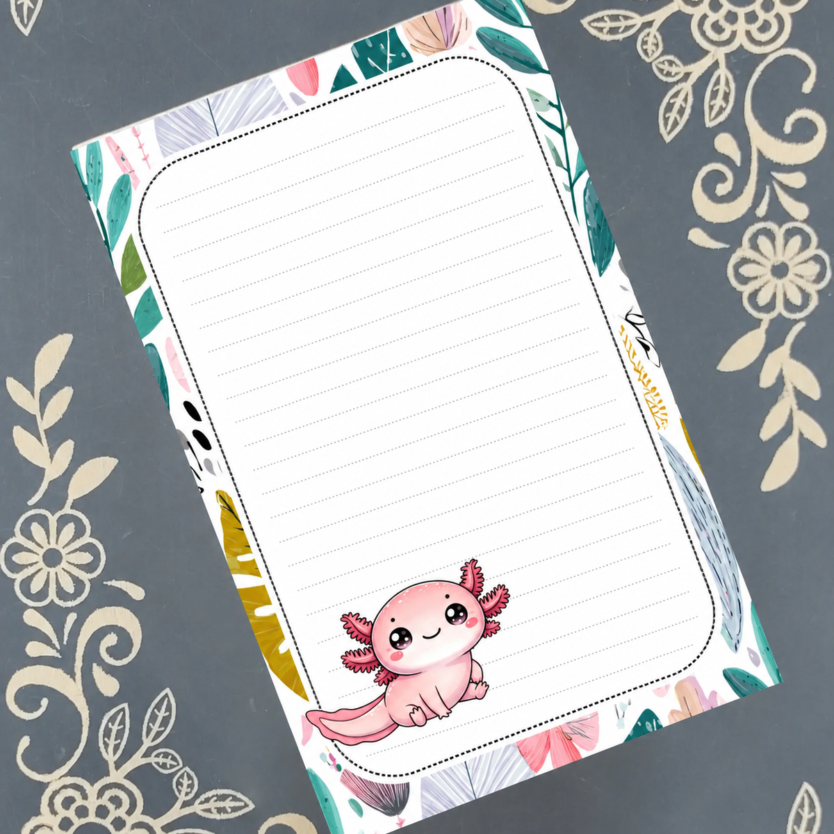 Axolotl-ly Adorable Notepad