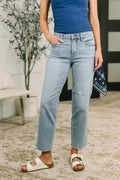 Judy Blue Dawn Ankle Straight Jeans