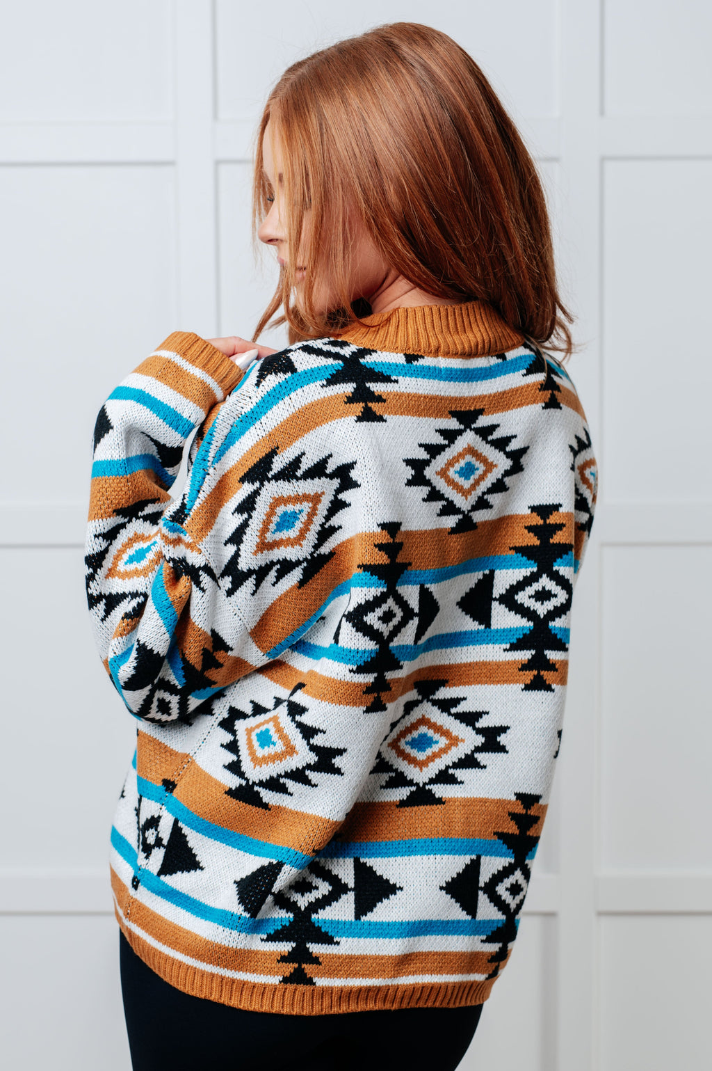 Painted Desert Geometric Sweater