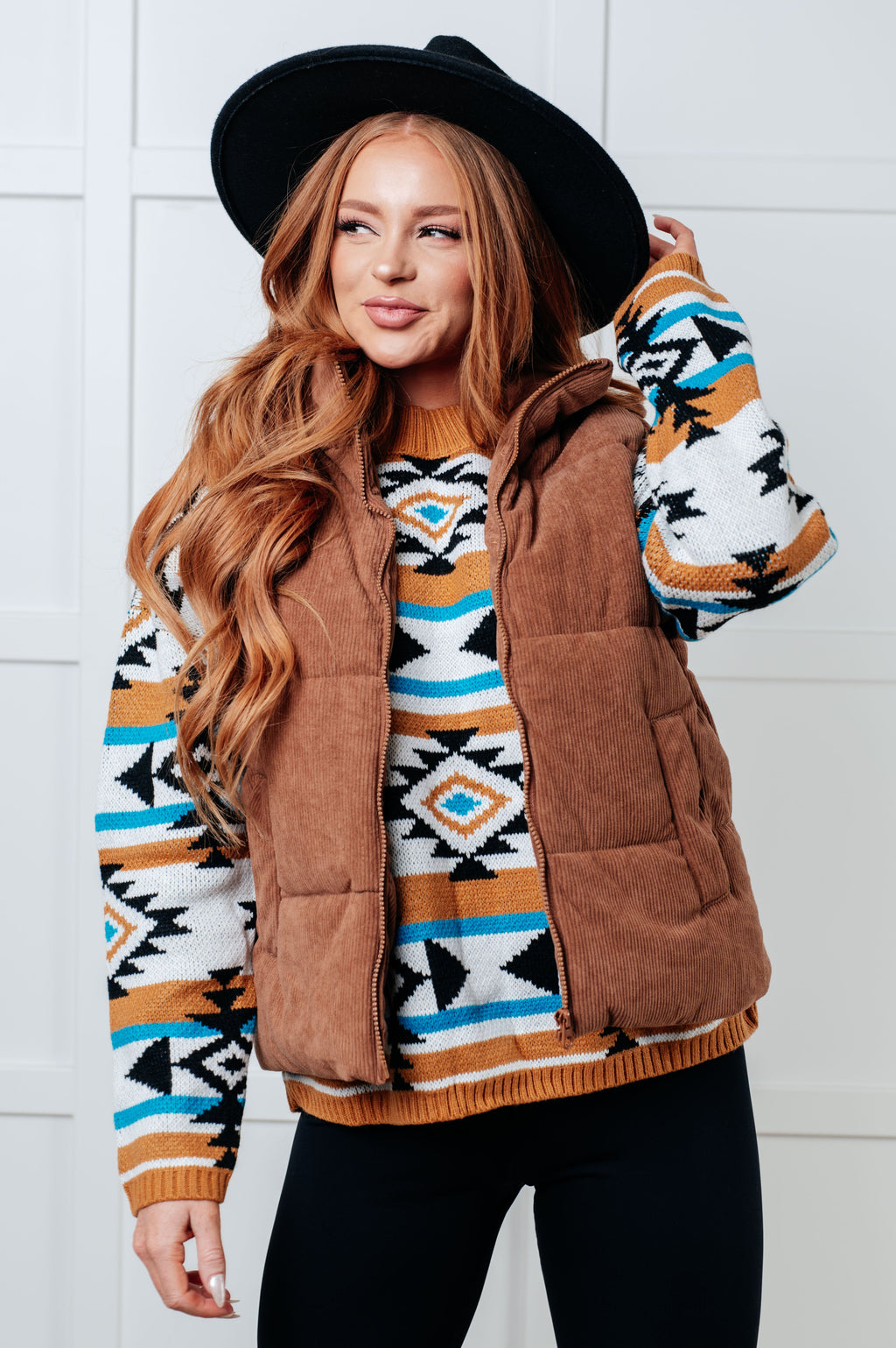 Painted Desert Geometric Sweater