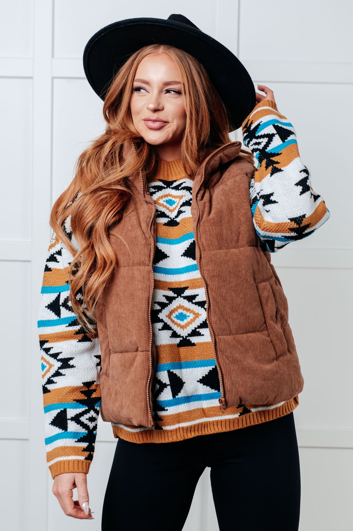 Painted Desert Geometric Sweater