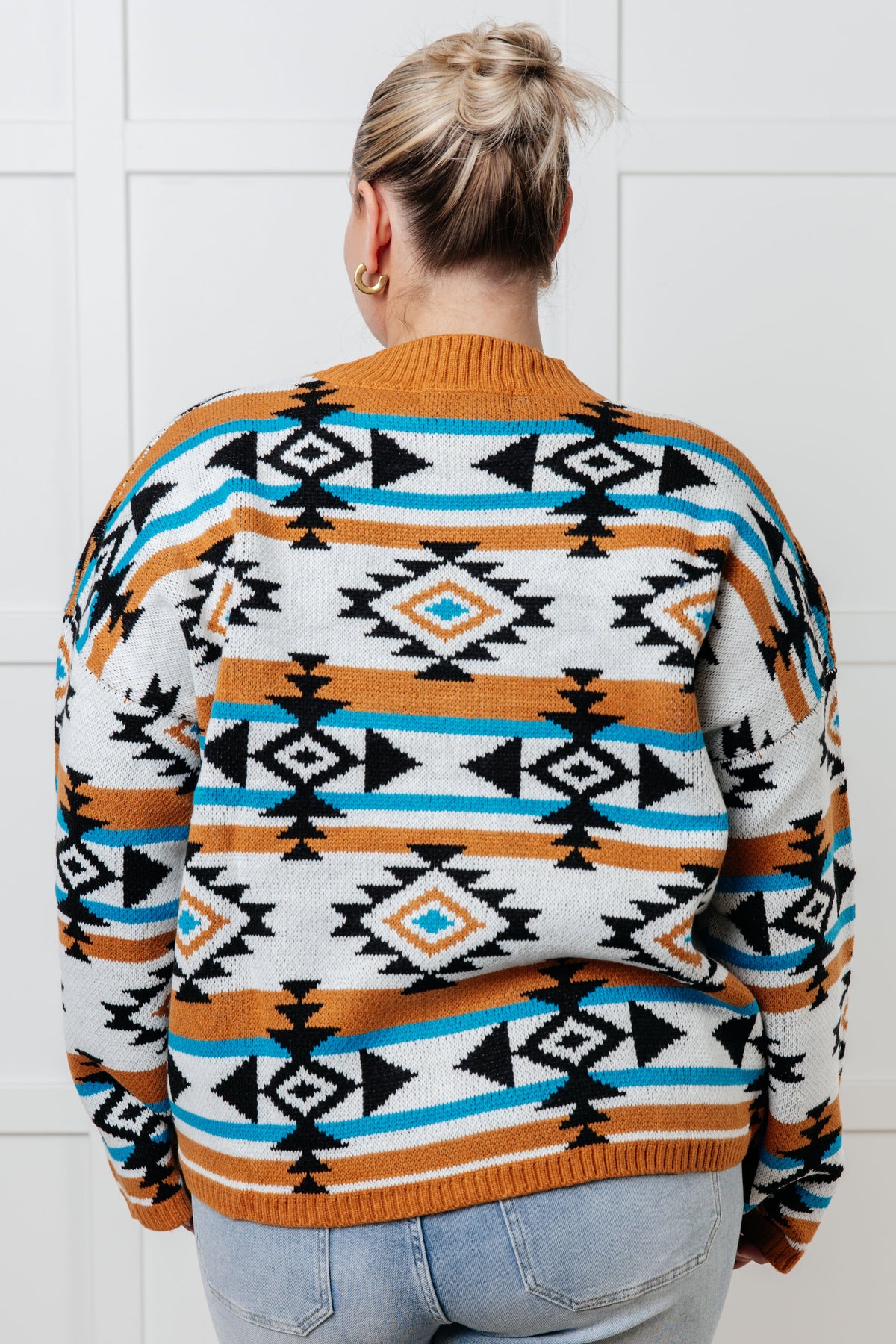Painted Desert Geometric Sweater