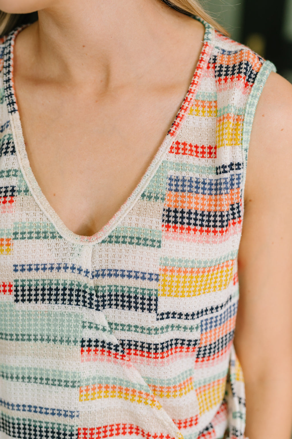 Sunwashed Stripe Tank