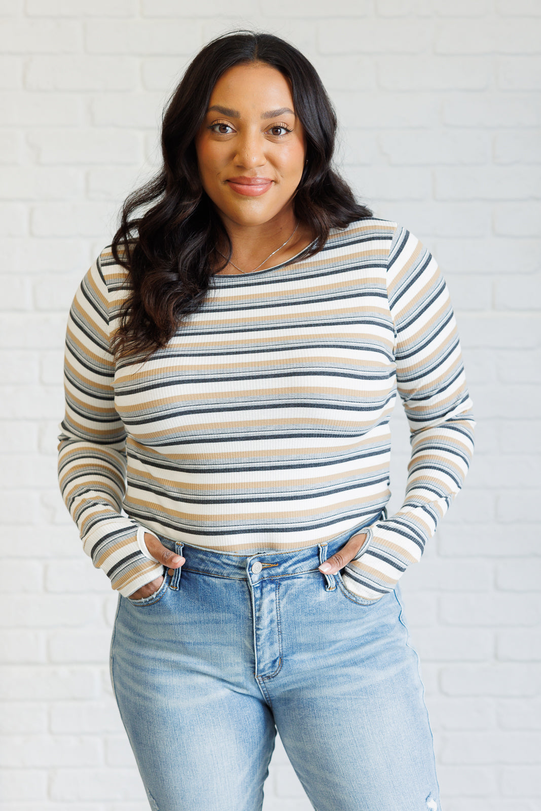 Coastal Days Striped Top