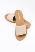 Efron Woven Raffia Slides