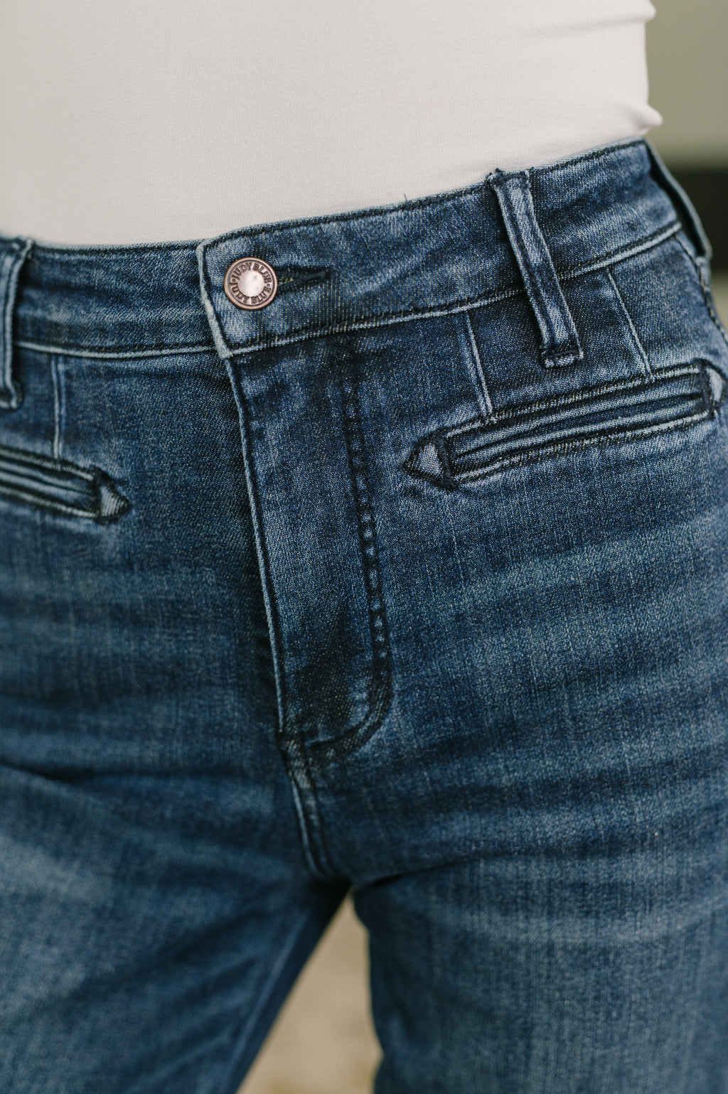 Judy Blue Emmy High Rise Bootcut Jeans with Welt Pockets