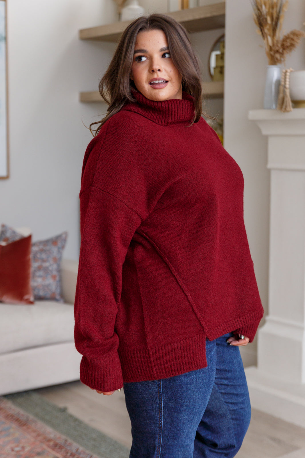 Stay Awhile Turtleneck Sweater