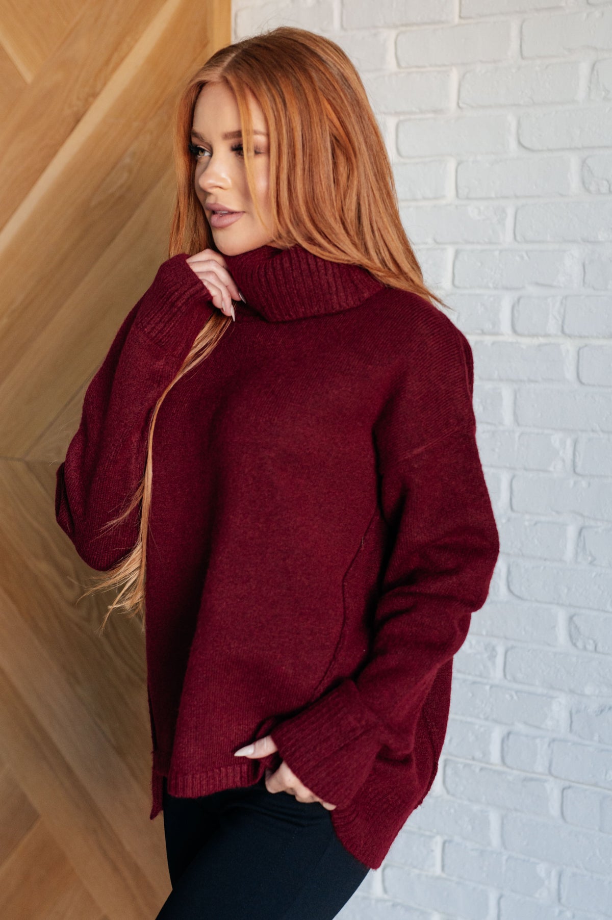 Stay Awhile Turtleneck Sweater