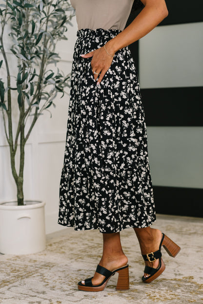 Fielding Flowers Tiered Skirt