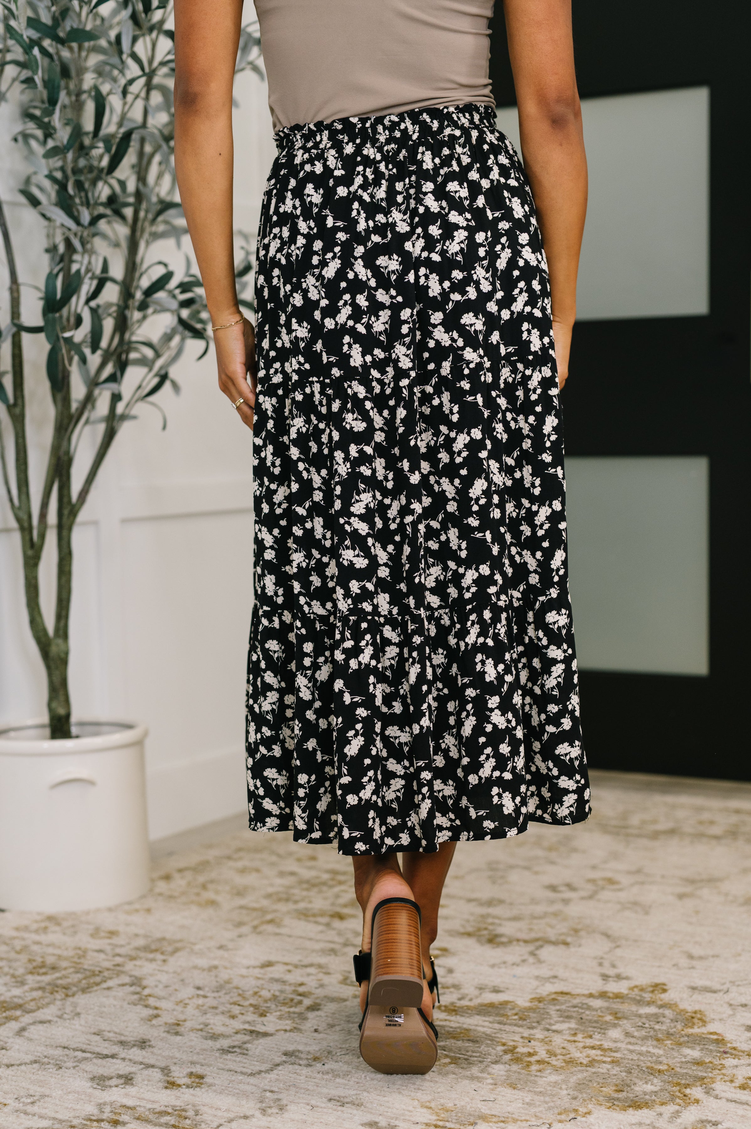 Fielding Flowers Tiered Skirt