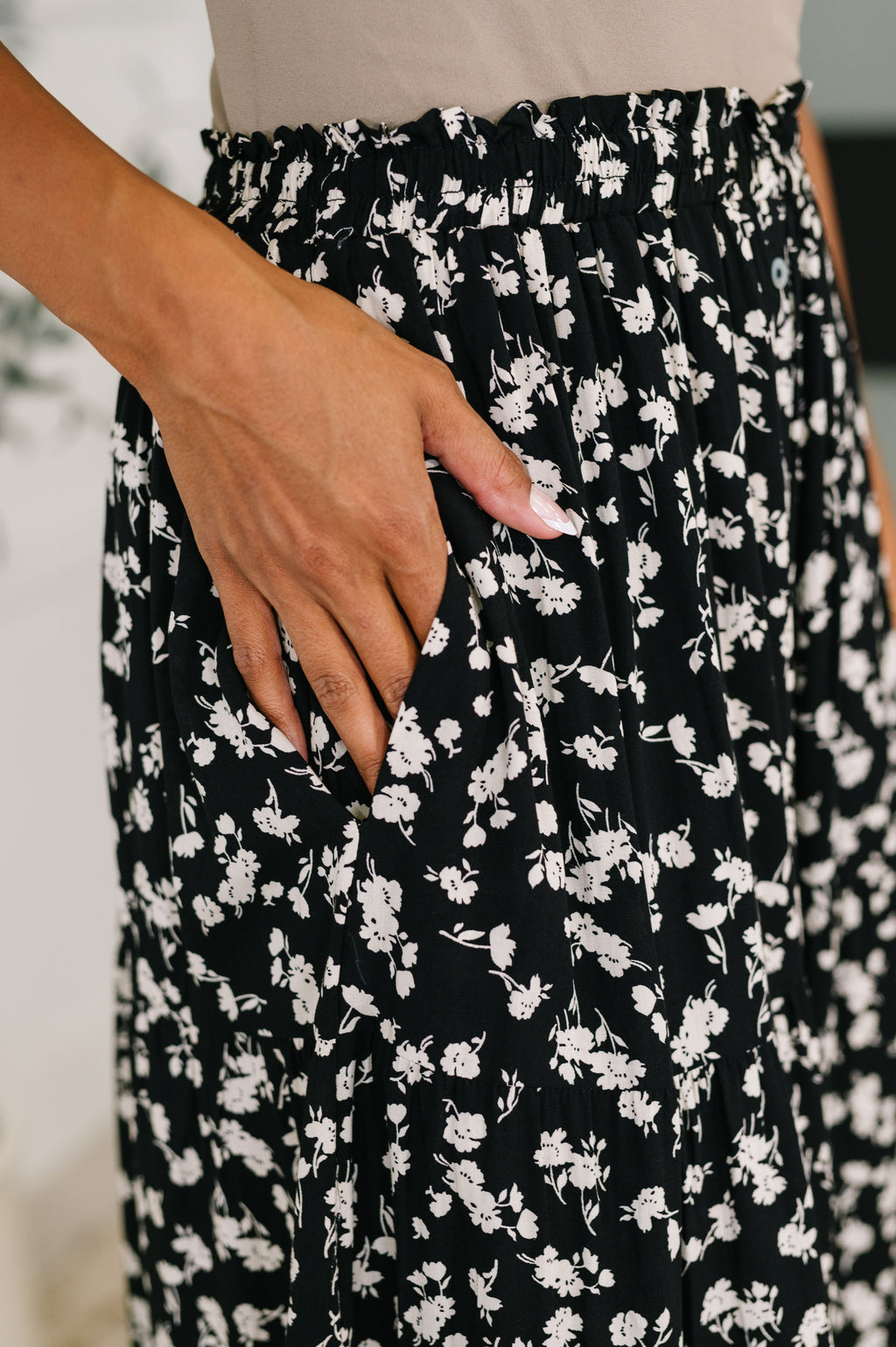 Fielding Flowers Tiered Skirt