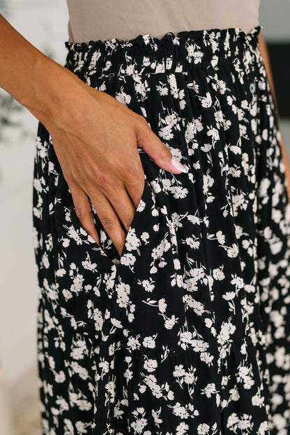Fielding Flowers Tiered Skirt