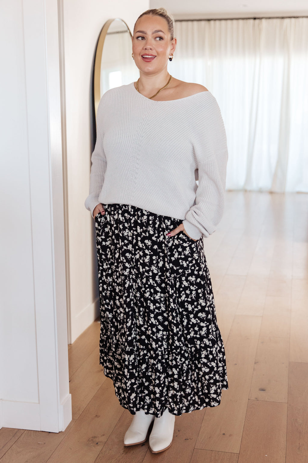 Fielding Flowers Tiered Skirt