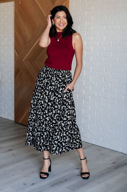 Fielding Flowers Tiered Skirt