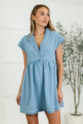 First Rodeo Denim Mini Dress