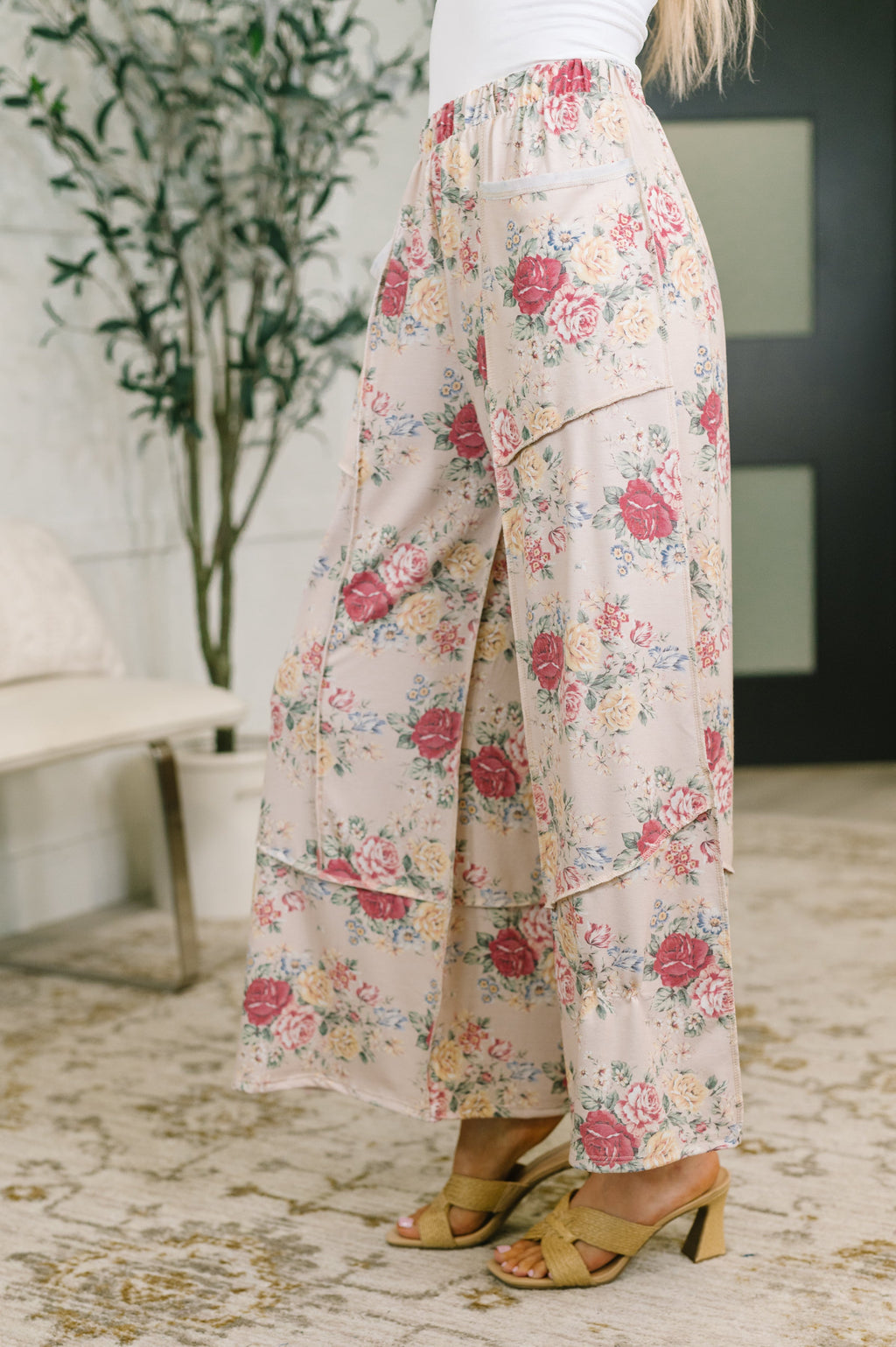 Follow the Flow Floral Wide Leg Pants