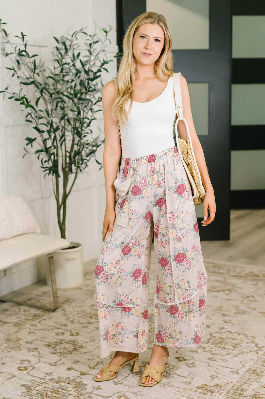 Follow the Flow Floral Wide Leg Pants