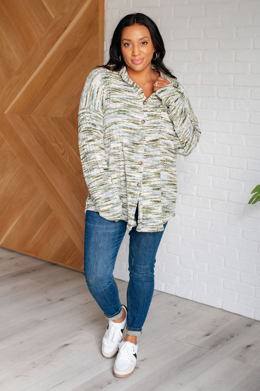 Forest Mood Chenille Shacket