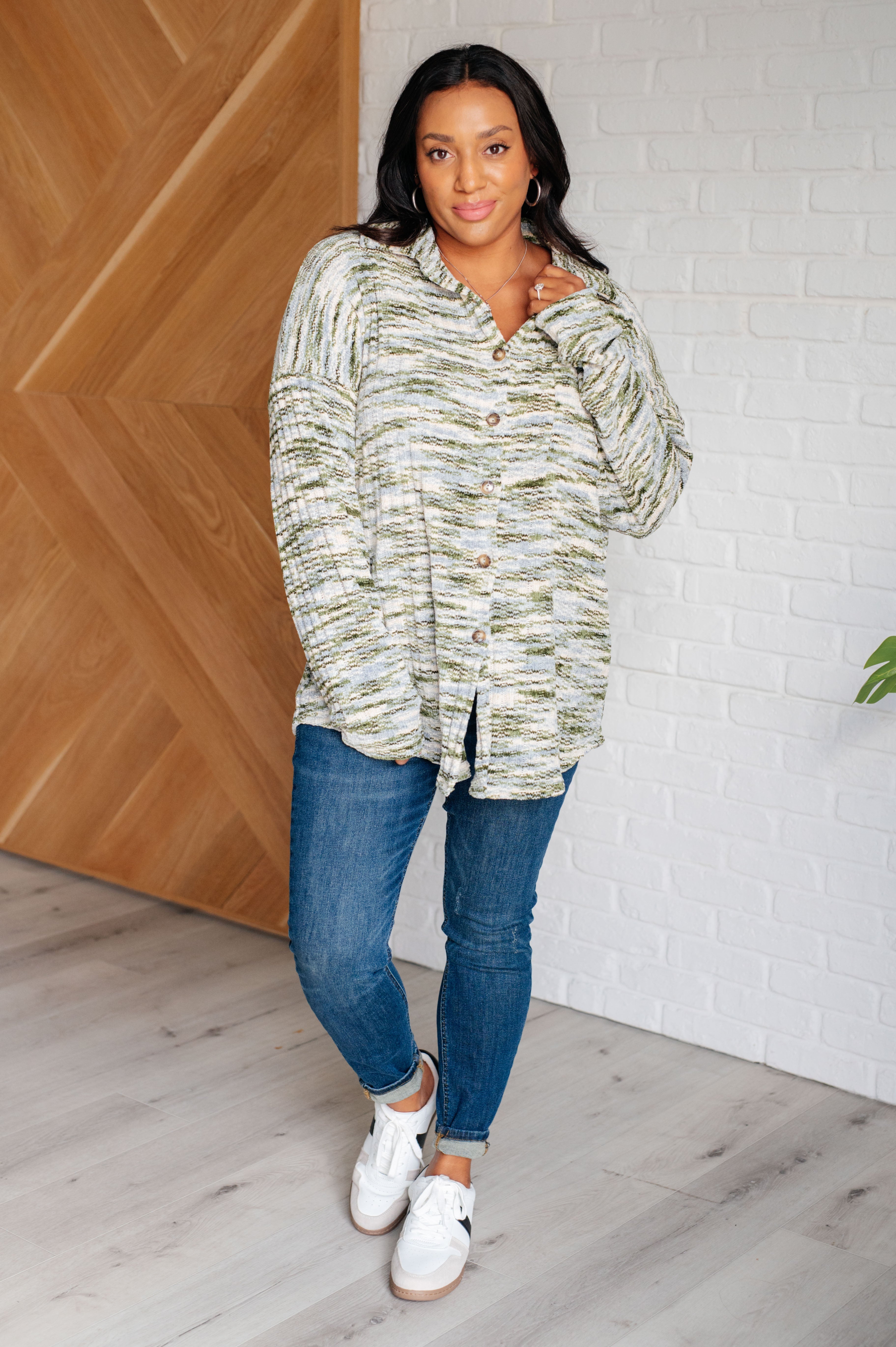 Forest Mood Chenille Shacket