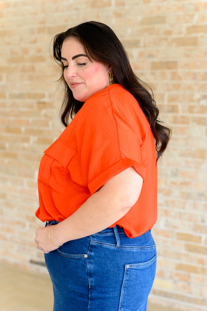 Got It Made Cargo Pocket Blouse