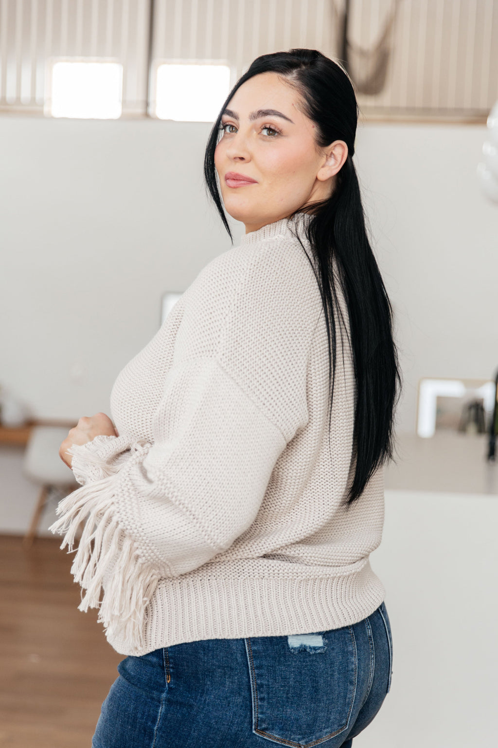 Fringe Benefits Sweater