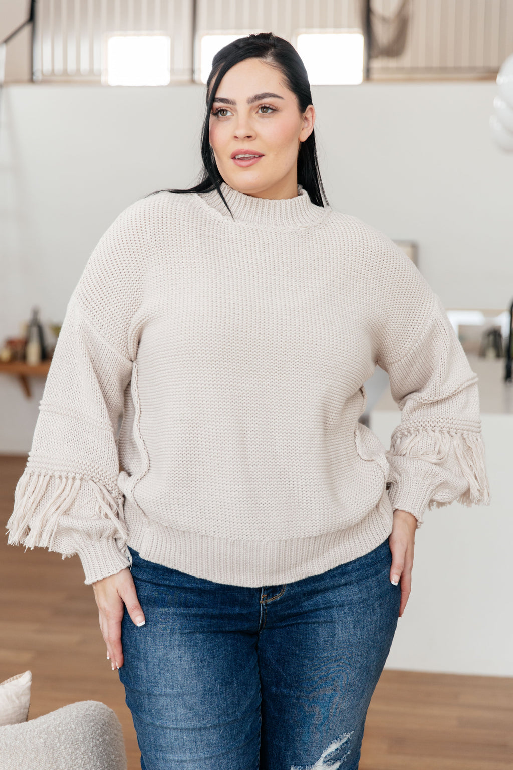 Fringe Benefits Sweater