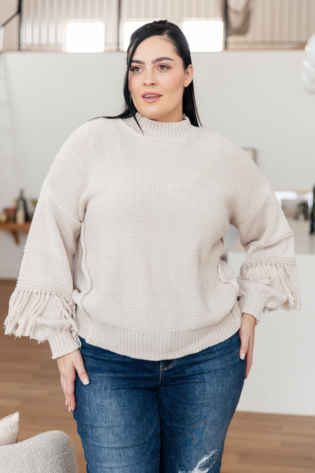 Fringe Benefits Sweater