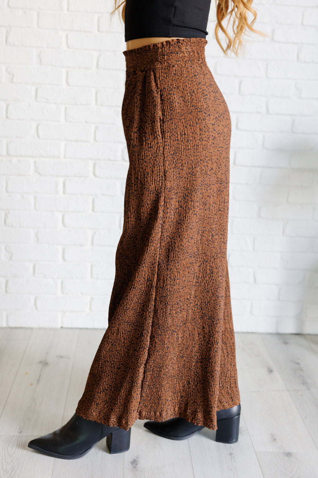 On the Dot Wide Leg Pants
