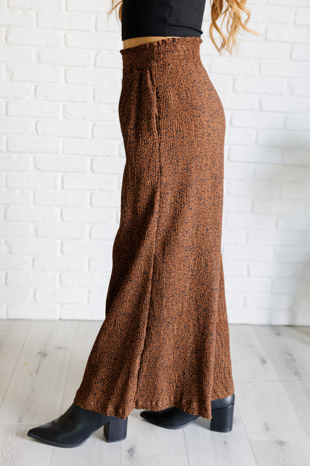 On the Dot Wide Leg Pants
