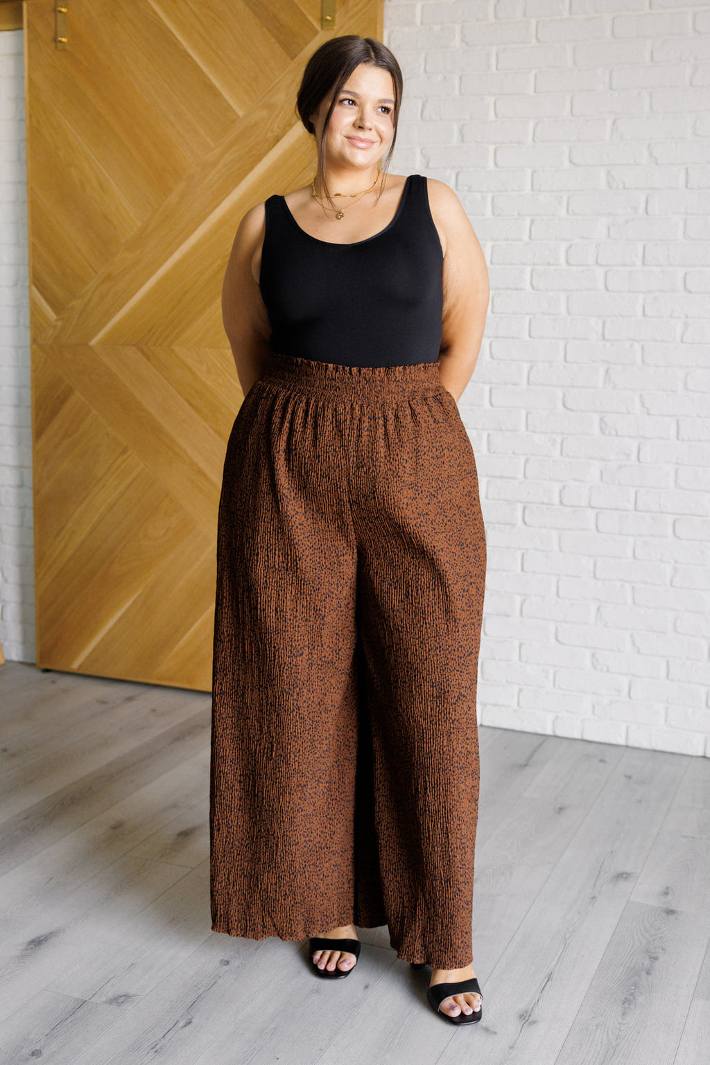On the Dot Wide Leg Pants