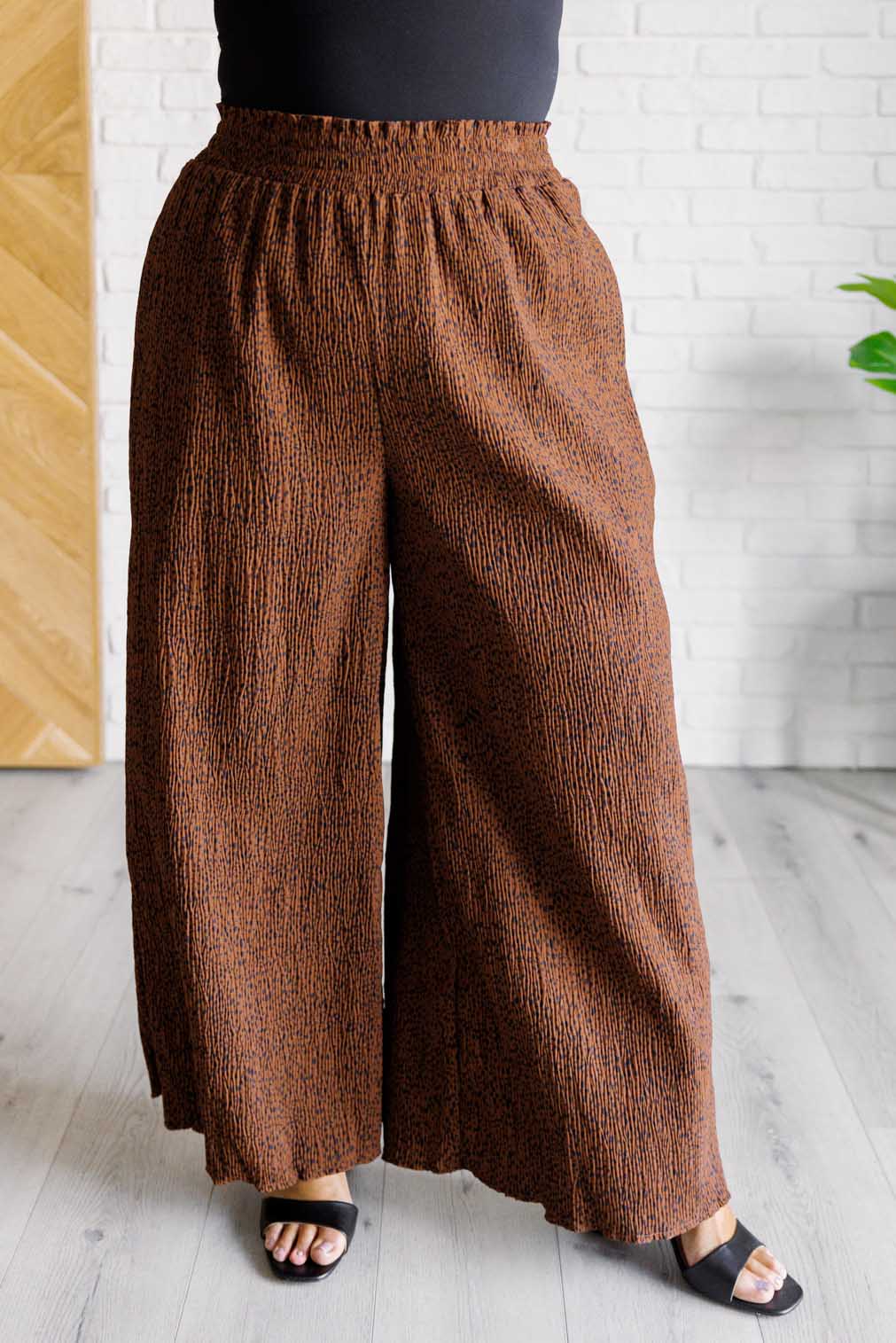 On the Dot Wide Leg Pants