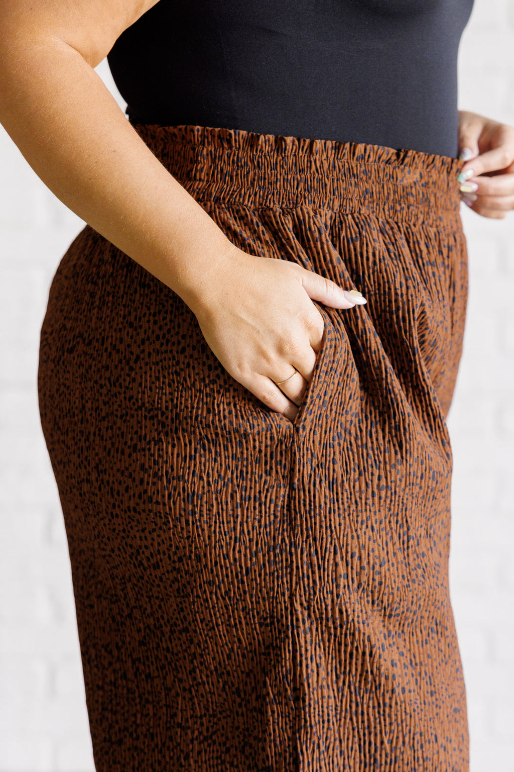 On the Dot Wide Leg Pants