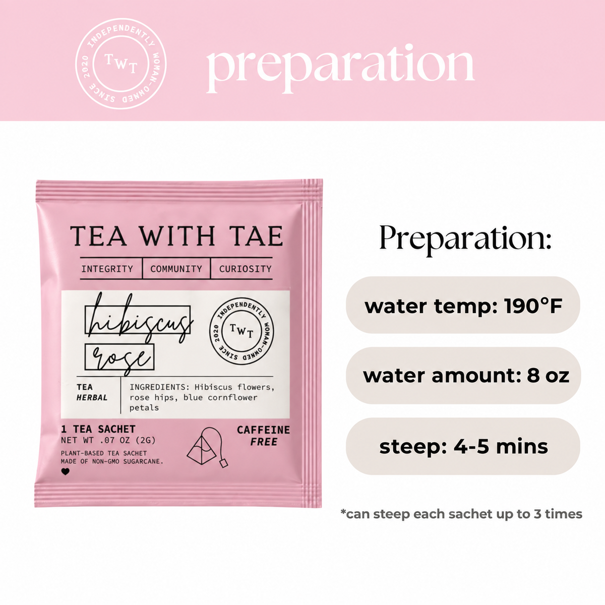 Hibiscus Rose Herbal Tea