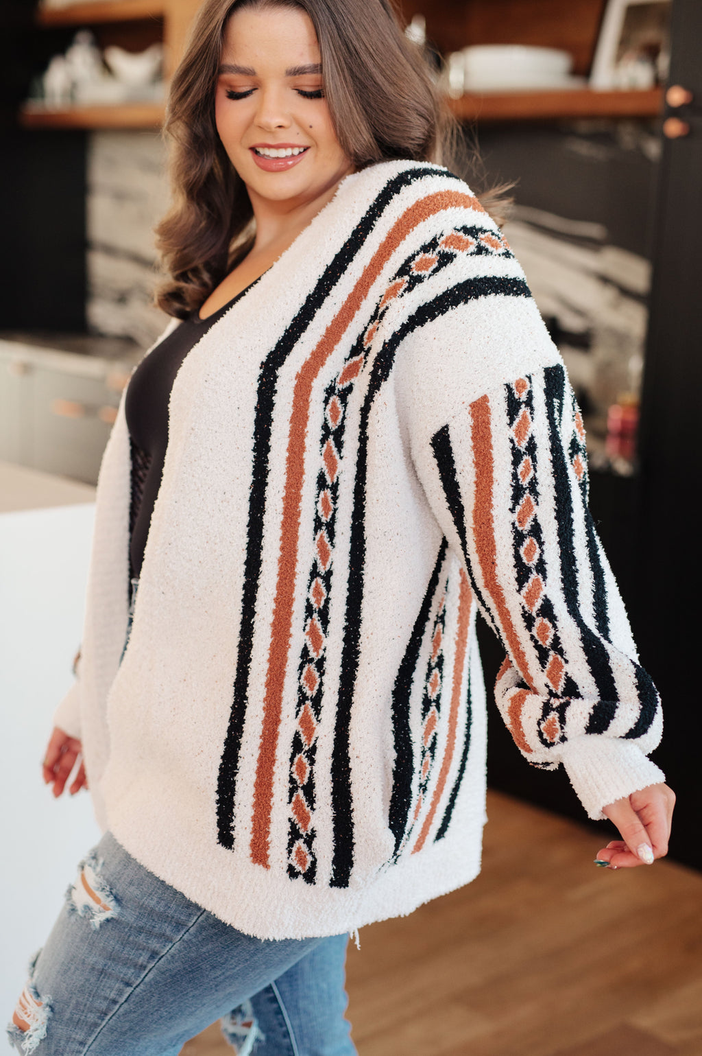 Canyon Path Geometric Cardigan