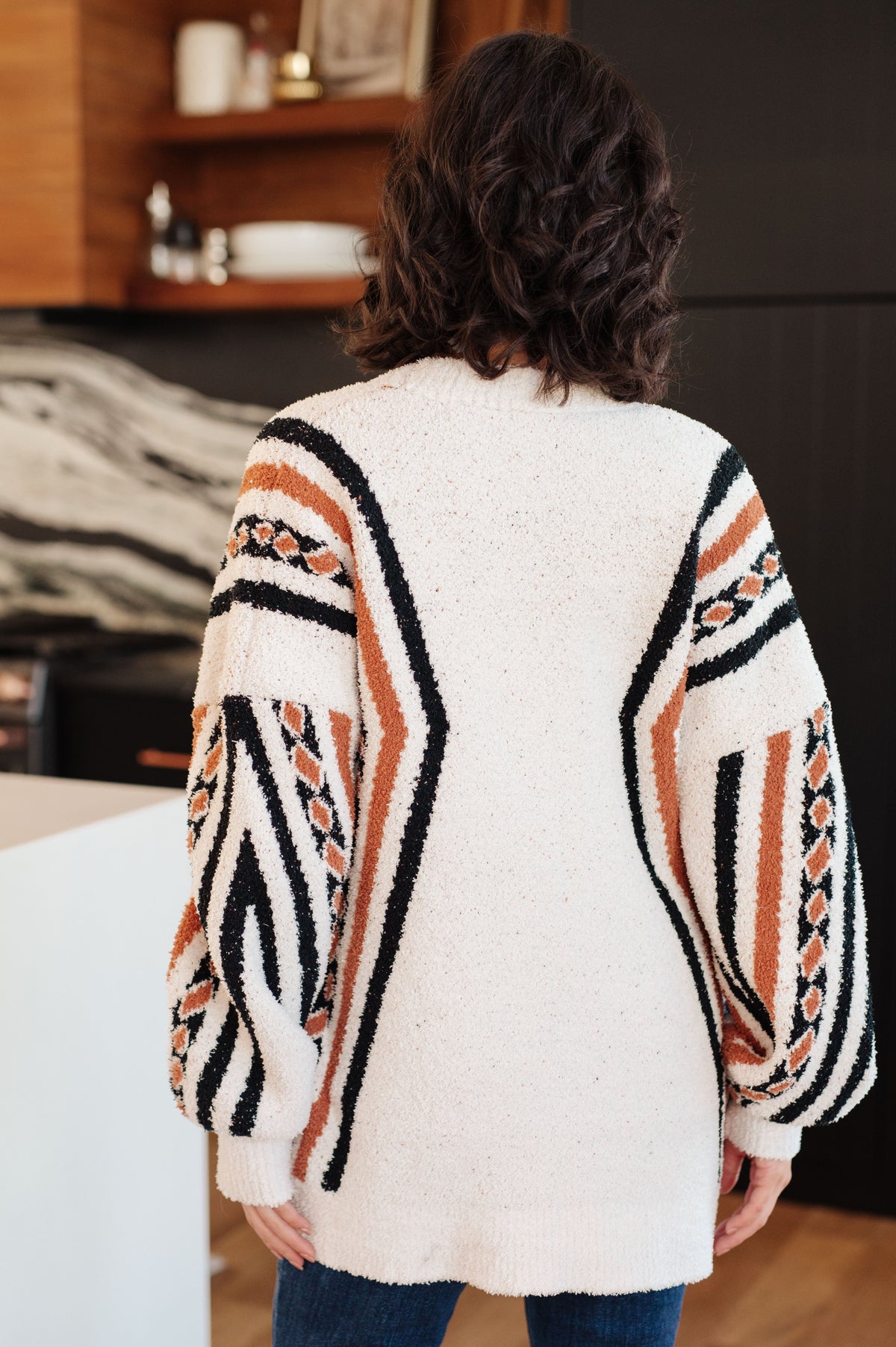 Canyon Path Geometric Cardigan