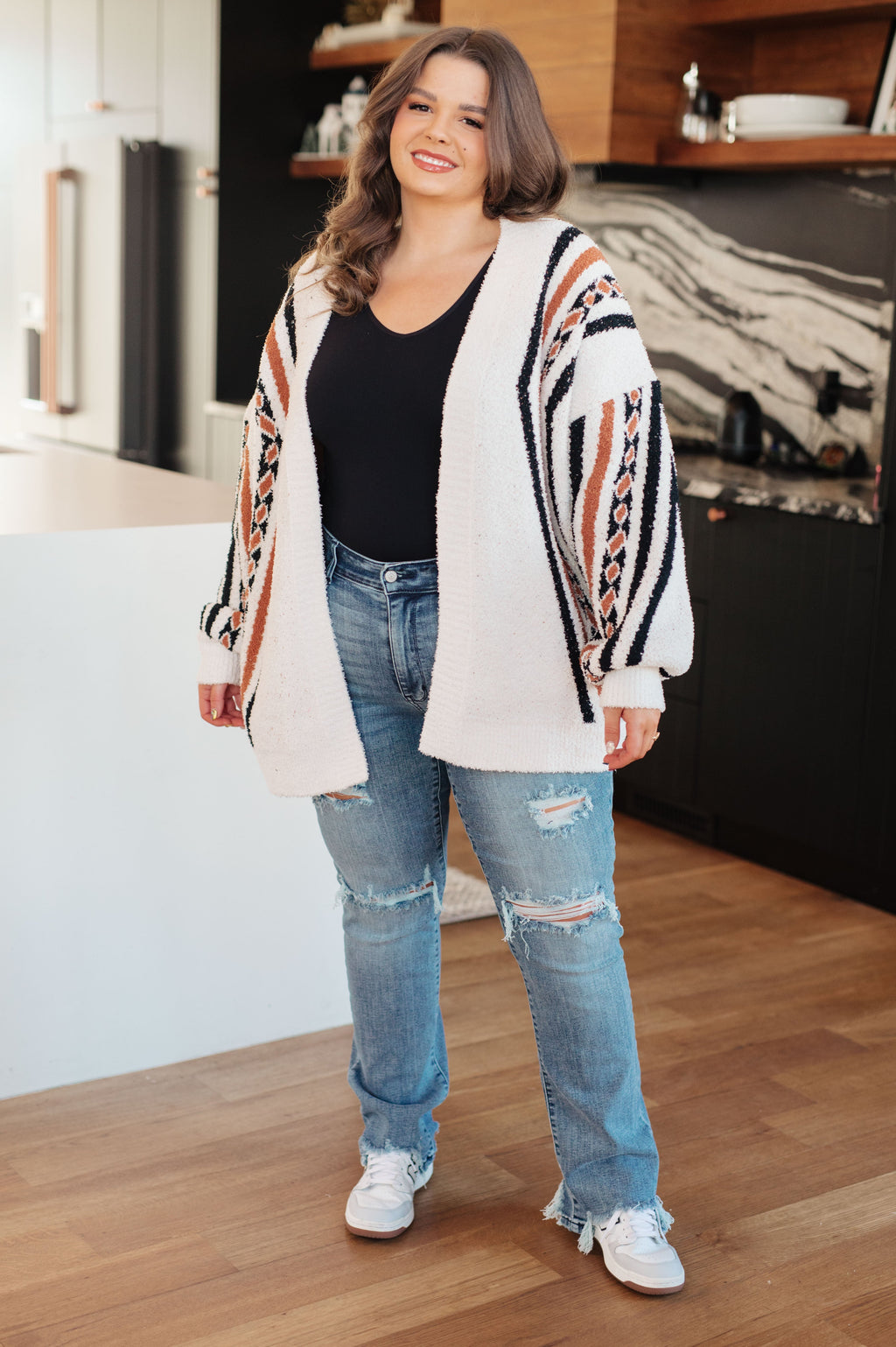Canyon Path Geometric Cardigan
