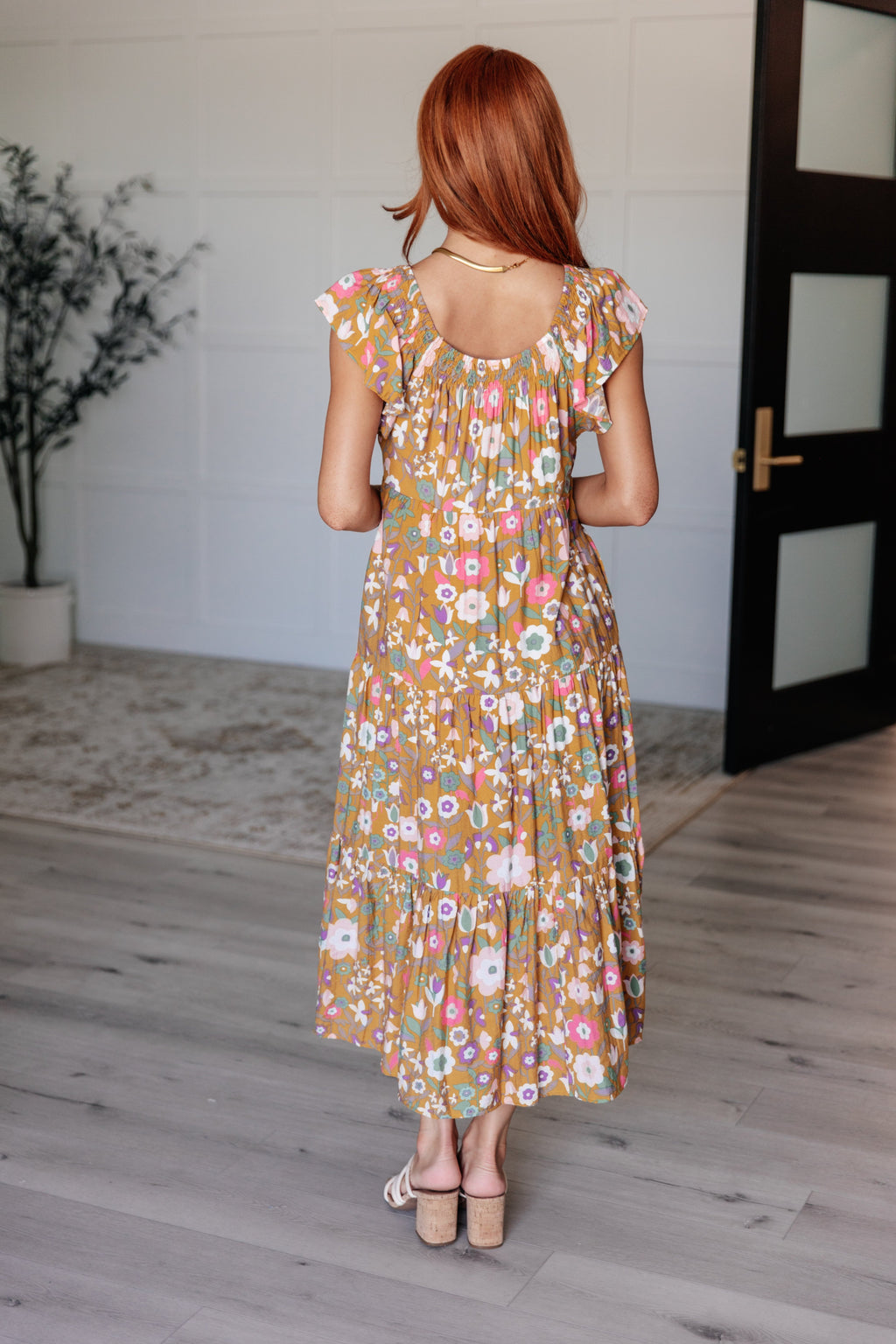 Golden Meadow Flutter Dress