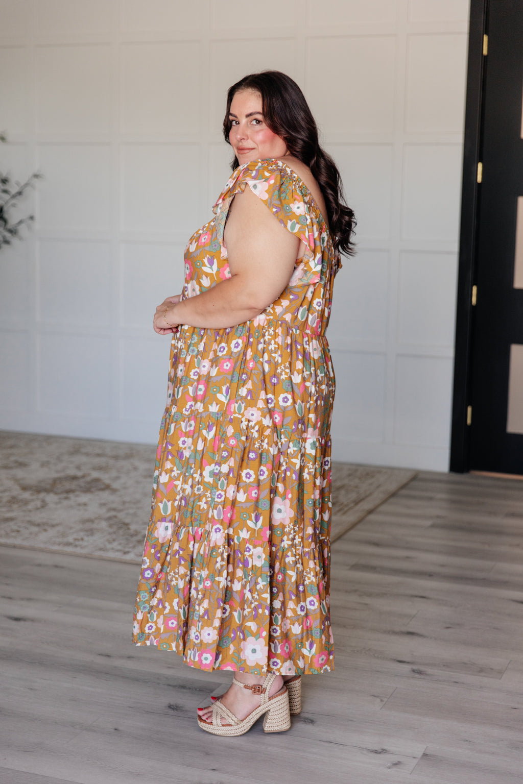 Golden Meadow Flutter Dress