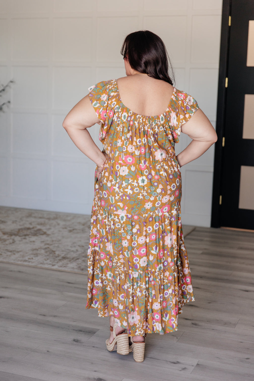 Golden Meadow Flutter Dress
