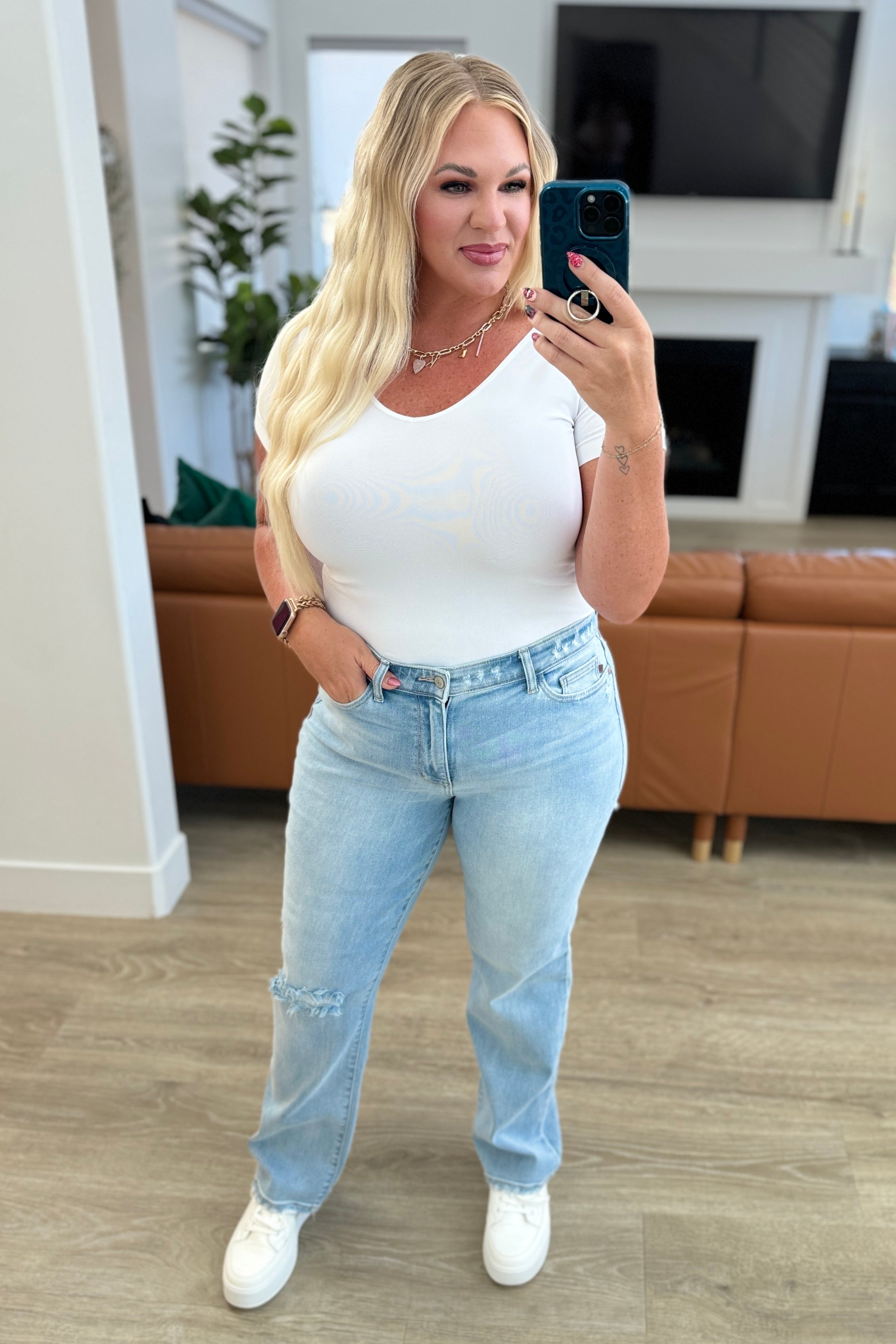 Judy Blue Parker 90's Straight Jeans