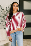 Contrast French Terry Pullover