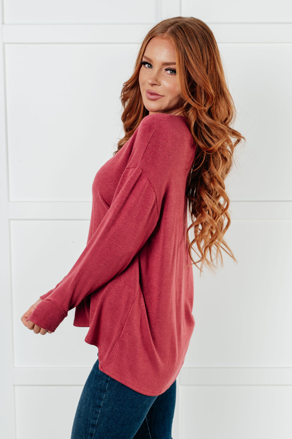 Quiet Moments Brushed Knit Top