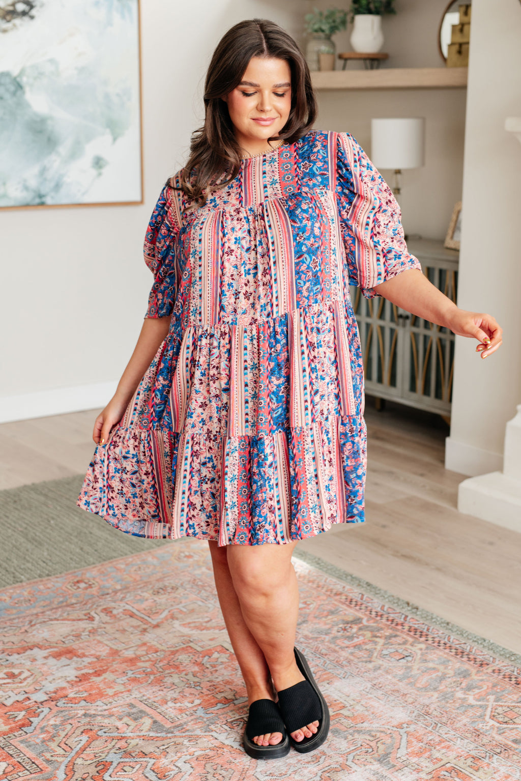 Meadow Bloom Tiered Dress