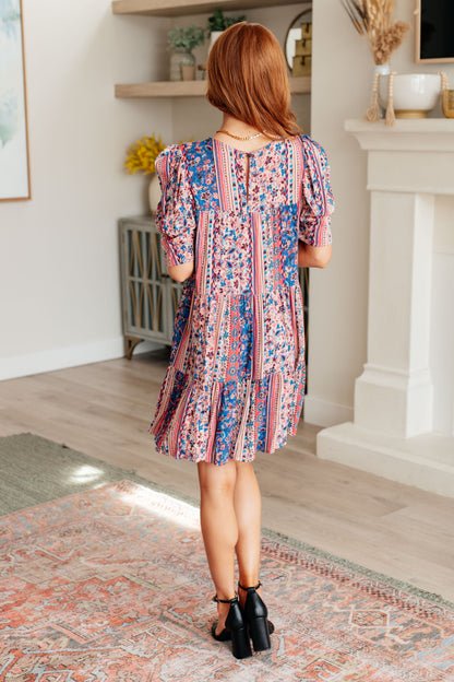 Printed Tiered Dress