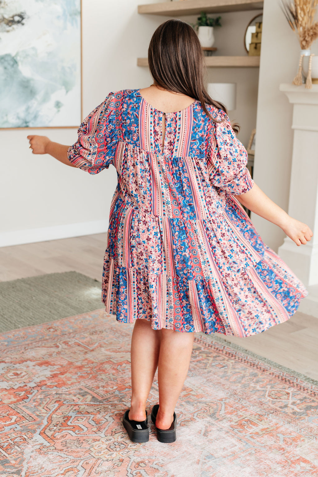 Meadow Bloom Tiered Dress